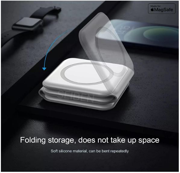 3-in-1 Rotating Magnetic Wireless Charging Station