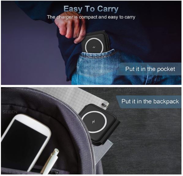 3-in-1 Rotating Magnetic Wireless Charging Station